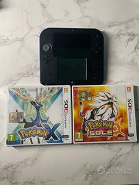 Nintendo 2ds + giochi pokemon