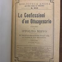 Le Confessioni d'un ottuagenario - 1899 3 volumi