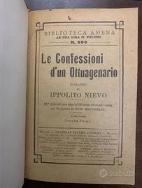 Le Confessioni d'un ottuagenario - 1899 3 volumi