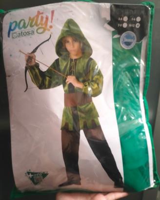 costume piternpan 11/12 anni