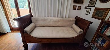 Divano in legno stile impero