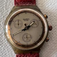 Orologio Swatch cronografo Goldfinger 1990