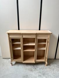 Mobile credenza madia soggiorno in legno grezzo