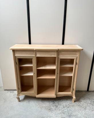 Mobile credenza madia soggiorno in legno grezzo