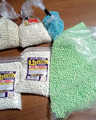Pallini per armi giocattolo soft air
