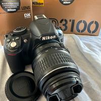 Nikon D3100+ obiettivo 18-55