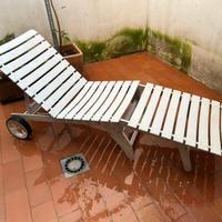 Lettino da giardino multiposizione