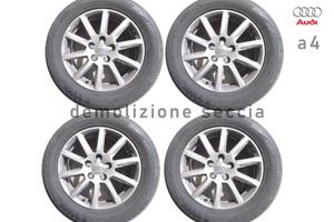04 cerchi e gomme Audi A4 ( B8 ) 16° originali