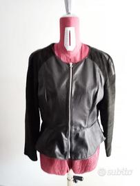 giacca in pelle TG 42