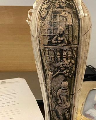 🥃 Bottiglia / decanter in ceramica con scena roma