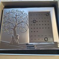 Calendario perpetuo cornice argento Valenti