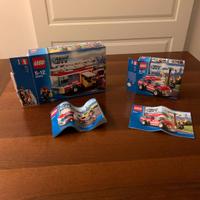 LEGO CITY 60001 e 60002 – Mezzi dei POMPIERI