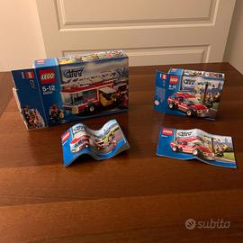 LEGO CITY 60001 e 60002 – Mezzi dei POMPIERI