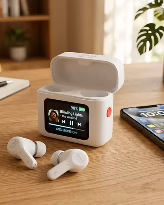 Auricolari Bluetooth TWS Cancellazione Rumore ANC