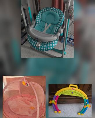 Dondolo Chicco Swing Up + 2 palestrine una chicco