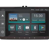 Radio monitor android 8 volkswagen 9" hd touch