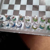 OTTAVIANI Scacchiera in cristallo cm.35x35x6.