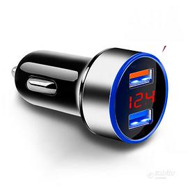 Caricabatterie USB 3.0 (nuovo) con amperometro