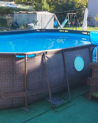 Piscina Bestway Power Steel ovale 