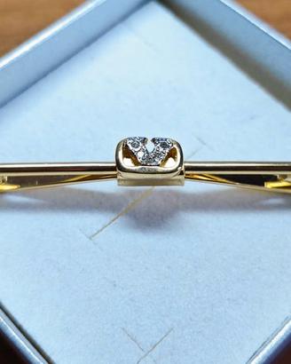 Fermacolletto Valentino per camicia, no gemelli,