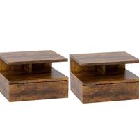 Coppia comodini sospesi da parete