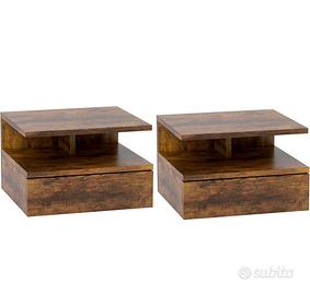 Coppia comodini sospesi da parete