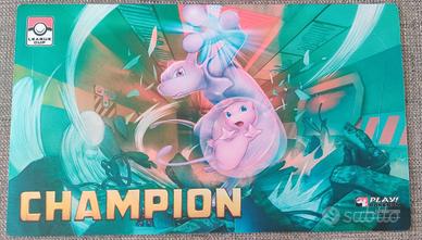 Playmat pokemon champion tcg rari tornei 