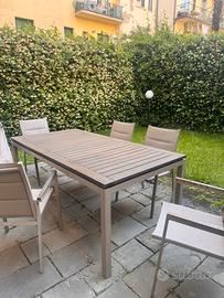Tavolo da giardino con sedie marca TALENTI