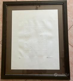 EZIO GRIBAUDO acquaforte quadro