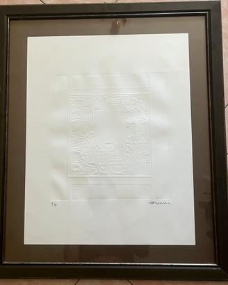 EZIO GRIBAUDO acquaforte quadro