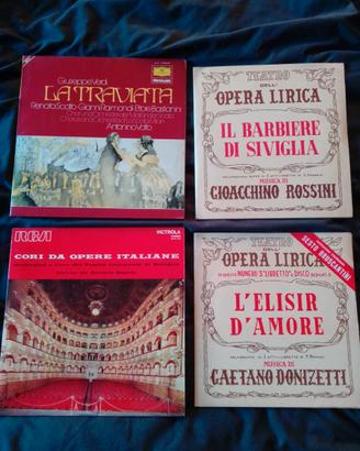 Vinili vintage_4 vinili opera lirica