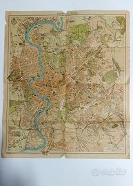 Mappa storica di Roma 1930 - DeAgostini per  ENIT