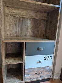 Mobile libreria in perfetto stile industrial/urban