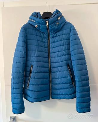 Giubbotto donna blu chiaro
