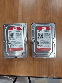 2 Hard Disk Western Digital Red 1TB