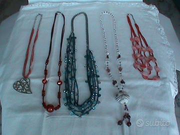 COLLANE  BIGIOTTERIA  ARTIGIANALE  FATTE A MANO