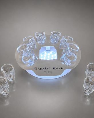 Crystal Head Vodka - Set 12 Bicchieri Shot  Teschi