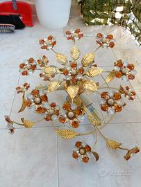 lampadario fatto a mano 