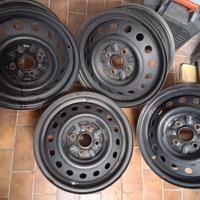 4 CERCHI AUTO FERRO 14" TOYOTA YARIS VERSO