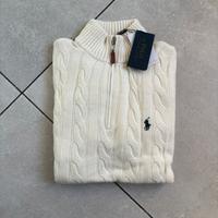 Maglione Ralph Lauren Uomo, Taglia M –Bianco