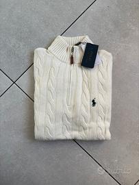 Maglione Ralph Lauren Uomo, Taglia M –Bianco
