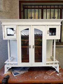 antica vetrinetta dei bisnonni