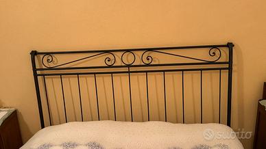 Testata letto in ferro battuto