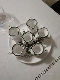 Set tazzine Biagi porcellna