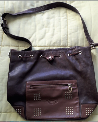 Borsa Linea Amistad in pelle marrone ruggine Usata