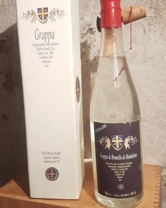 GRAPPA DI BRUNELLO Fattoria dei Barbi Montalcino