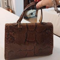 Vintage: borsa a mano vera pelle