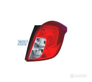 FANALE DESTRO PER OPEL MOKKA 12-16 BIANCO ROSSO