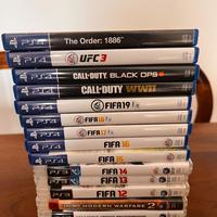 Lotto giochi PS4 e PS3