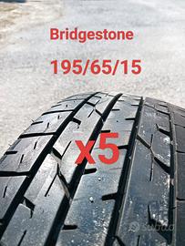 5 pneumatici BRIDGESTONE+cerchioni 